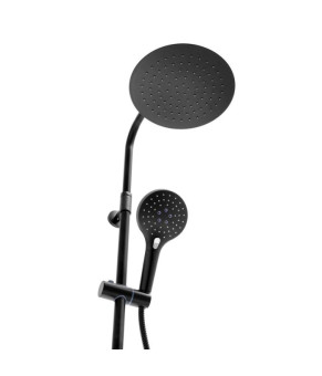 Душевой гарнитур YOKA SABA 25 BLACK з изливом * (BP.SABA25-BLK)