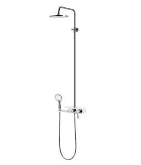Душевой гарнитур CORSAN KLAR FIBER CHROME WHITE * (CMN002 BIAŁY)