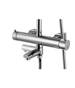 Душевой гарнитур CORSAN LUGO CHROME с изливом (CMN01MCHW)