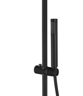 Душевой гарнитур CORSAN LUGO BLACK MATT с изливом * (CMN01MBLW)