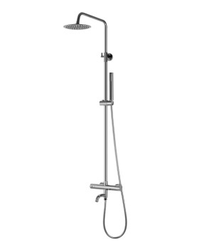 Душевой гарнитур CORSAN LUGO CHROME с термостатом и изливом * (CMN01TCHW)
