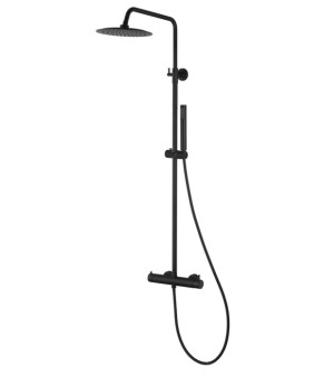 Душевой гарнитур CORSAN LUGO BLACK * (CMN01MBL)