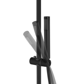 Душевой гарнитур CORSAN LUGO BLACK * (CMN01MBL)