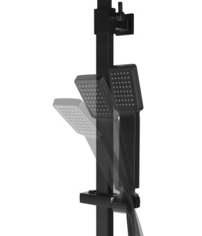 Душевой гарнитур CORSAN ANGO BLACK * (CMN02MBL)