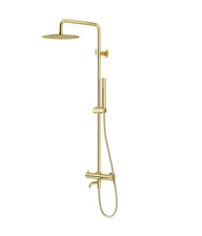 Душевой гарнитур CORSAN LUGO GOLD с изливом * (CMN01MGLW)