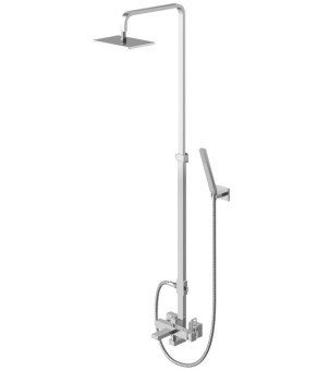 Душевой гарнитур KOHLMAN NEXEN CHROME с изливом (QW277U)
