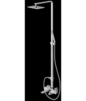 Душевой гарнитур KOHLMAN SAXO CHROME с изливом (QW277S)