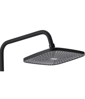 Душевой гарнитур REA STORM BLACK черный с изливом (REA-P9533)