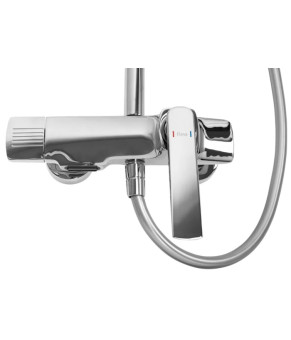 Душевой гарнитур REA REBEL CHROME хром с изливом (REA-P2415)