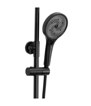 Душевой гарнитур REA REBEL BLACK черный с изливом (REA-P2416)