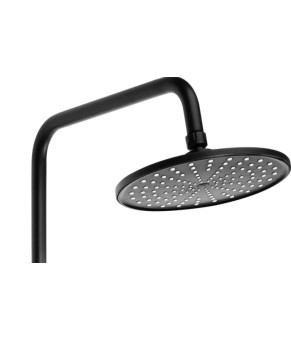 Душевой гарнитур REA SALTON BLACK черный с изливом  (REA-P2409)
