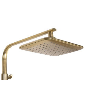 Душевой гарнитур REA TOM BRUSHED GOLD матовое золото с термостатом (REA-P5004)