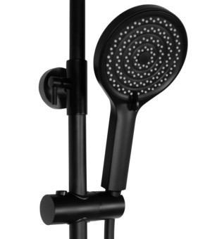 Душевой гарнитур REA SAVIO LED BLACK с термостатом (REA-P8410)