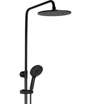Душевой гарнитур REA  AVALON BLACK с изливом (REA-P8811)