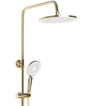 Душевой гарнитур REA  AVALON GOLD с изливом (REA-P8812)