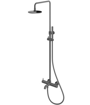 Душевой гарнитур KOHLMAN AXEL GRAPHITE с изливом (QW277AG)