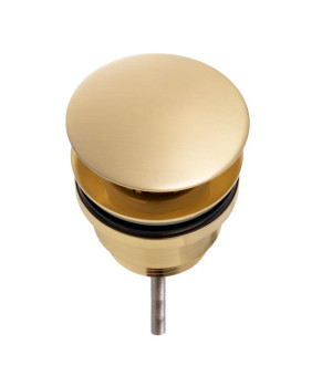 Донный клапан для раковины YOKA CLICK-CLACK GOLD универсальный * (BK.POP-71-GLD)