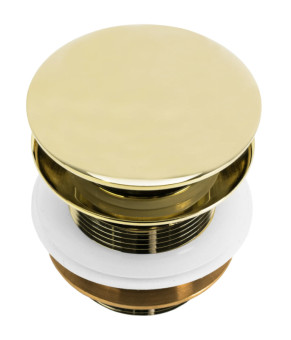 Донный клапан для ванны REA CLICK-CLACK GOLD 6 см * (REA-W2008)