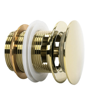 Донный клапан для ванны REA CLICK-CLACK GOLD 6 см * (REA-W2008)