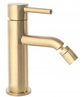 Смеситель для биде REA LUNGO BRUSHED GOLD матовое золото (REA-B4702)