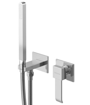 Набор гигиенического душа KOHLMAN AXIS CHROME (QW135N)
