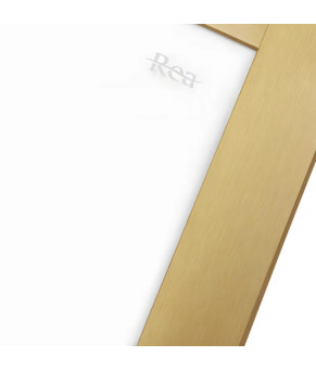 Душевая кабина REA CITY 90х90 BRUSHED GOLD  (REA-K6443)
