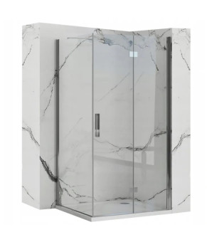 Душевая кабина REA MOLIER 90x80 CHROME  (REA-K8535 + REA-K6367)