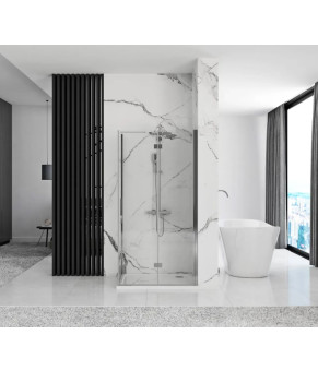 Душевая кабина REA MOLIER 90x80 CHROME  (REA-K8535 + REA-K6367)