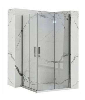 Душевая кабина REA MOLIER 2 80x100 CHROME  (REA-K6367 + REA-K6371)