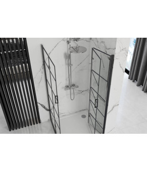 Душевая кабина REA MOLIER 2 90x100 BLACK (REA-K8538 + REA-K6963)