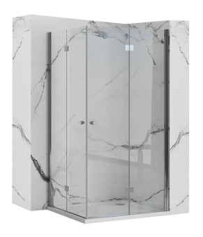 Душевая кабина REA FOLD N2 70x100 CHROME  (REA-K7444 + REA-K7439)