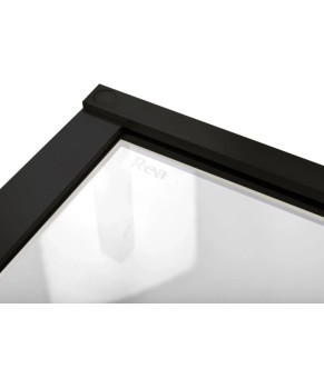 Душевая кабина REA HUGO 90х90 BLACK двойная  (REA-K6601)