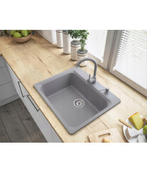 Кухонная мойка GRANITAN ZANTE GREY серая * (ZANTE GRAY)