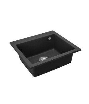 Гранитная кухонная мойка REA WEST XL BLACK (ZLE-00116)