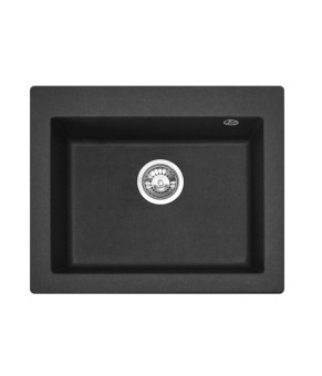 Гранитная кухонная мойка REA WEST XL BLACK (ZLE-00116)