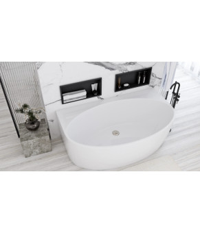 Ванна пристенная REA MALTA 170х88 WHITE акриловая (REA-W3003)