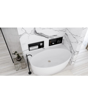 Ванна пристенная REA MALTA 170х88 WHITE акриловая (REA-W3003)
