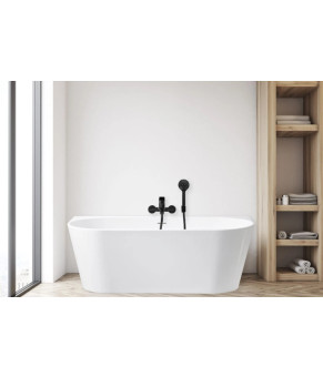 Ванна пристенная REA CAPRI 170х75 WHITE акриловая (REA-W9801)