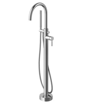 Смеситель для ванны KOHLMAN ROXIN CHROME напольный * (QF1165R)