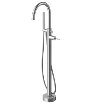 Смеситель для ванны KOHLMAN MAXIMA CHROME напольный  (QF1170M)