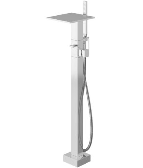 Смеситель для ванны KOHLMAN NEXEN CHROME напольный  (QF1165U)