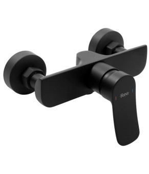 Смеситель для ванны и душа REA DART BLACK настенный без излива (REA-B3302)