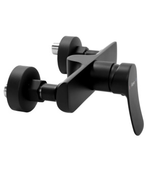 Смеситель для ванны и душа REA DART BLACK настенный без излива (REA-B3302)