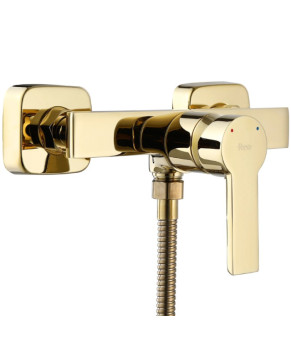 Смеситель для ванны и душа REA ARGUS GOLD настенный без излива (REA-B6408)