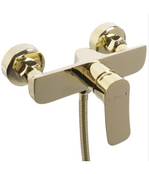 Смеситель для ванны и душа REA DART GOLD настенный без излива  (REA-B5653)