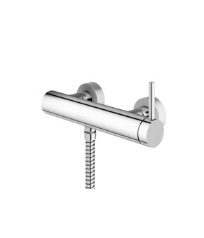 Смеситель для ванны и душа KOHLMAN AXEL CHROME настенный без излива  (KPL-QW120A)