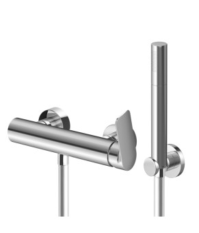 Смеситель для ванны и душа KOHLMAN TEXEN CHROME настенный без излива (KPL-QW120T)