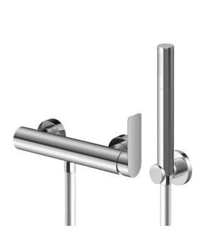 Смеситель для ванны и душа KOHLMAN PROXIMA CHROME настенный без излива (KPL-QW120P)
