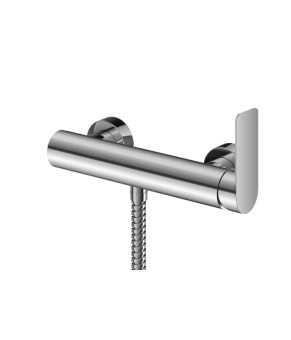 Смеситель для ванны и душа KOHLMAN PROXIMA CHROME настенный без излива (KPL-QW120P)