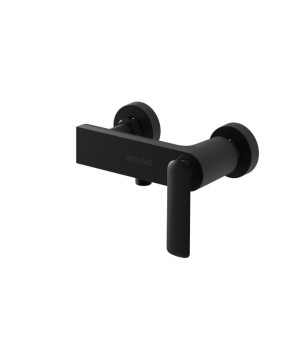 Смеситель для ванны и душа KOHLMAN EXPERIENCE BLACK MATT настенный без излива (KPL-QW120EB)